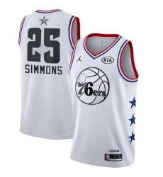 76ers 25 Ben Simmons White Youth Basketball Jordan Swingman 2019 AllStar Game Jersey 76ers 25 Ben Simmons White Youth Basketball Jordan Swingman 2019 AllStar Game Jersey