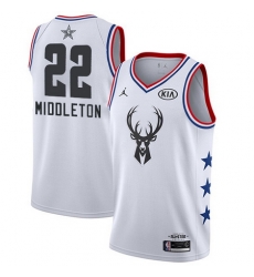 Bucks 22 Khris Middleton White Youth Basketball Jordan Swingman 2019 AllStar Game Jersey Bucks 22 Khris Middleton White Youth Basketball Jordan Swingman 2019 AllStar Game Jersey