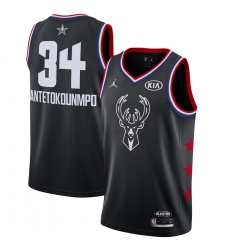 Bucks 34 Giannis Antetokounmpo Black 2019 NBA All Star Game Jordan Brand Swingman Jersey Bucks 34 Giannis Antetokounmpo Black 2019 NBA All Star Game Jordan Brand Swingman Jersey