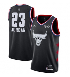 Bulls #23 Michael Jordan Black Basketball Jordan Swingman 2019 All Star Game Jersey Bulls #23 Michael Jordan Black Basketball Jordan Swingman 2019 All Star Game Jersey