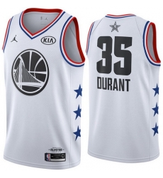 Golden State Warriors 35 Kevin Durant White 2019 NBA All Star Game Jordan Brand Swingman Jersey Golden State Warriors 35 Kevin Durant White 2019 NBA All Star Game Jordan Brand Swingman Jersey