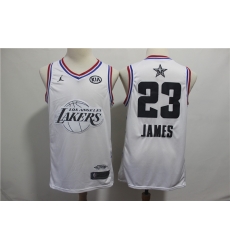 Lakers 23 Lebron James White 2019 NBA All Star Game Jordan Brand Swingman Jersey Lakers 23 Lebron James White 2019 NBA All Star Game Jordan Brand Swingman Jersey