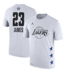 Lakers 23 Lebron James White 2019 NBA All Star Game Men's T Shirt Lakers 23 Lebron James White 2019 NBA All Star Game Men's T Shirt