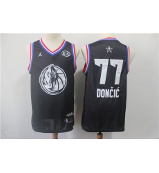 Mavericks 77 Luka Doncic Black 2019 NBA All Star Game Jordan Brand Swingman Jersey Mavericks 77 Luka Doncic Black 2019 NBA All Star Game Jordan Brand Swingman Jersey