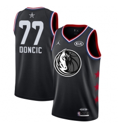 Mavericks #77 Luka Doncic Black Basketball Jordan Swingman 2019 All Star Game Jersey Mavericks #77 Luka Doncic Black Basketball Jordan Swingman 2019 All Star Game Jersey