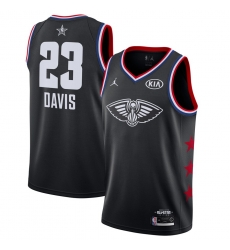 Men 2019 NBA All-Star Pelicans #23 Anthony Davis Black Jersey Men 2019 NBA All-Star Pelicans #23 Anthony Davis Black Jersey