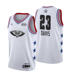Men 2019 NBA All-Star Pelicans #23 Anthony Davis White Jersey Men 2019 NBA All-Star Pelicans #23 Anthony Davis White Jersey