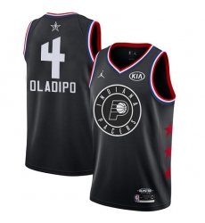 Pacers #4 Victor Oladipo Black Basketball Jordan Swingman 2019 All Star Game Jersey Pacers #4 Victor Oladipo Black Basketball Jordan Swingman 2019 All Star Game Jersey