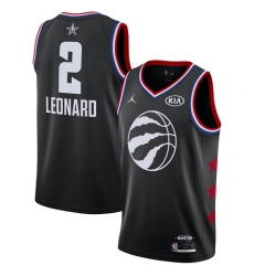 Raptors #2 Kawhi Leonard Black Basketball Jordan Swingman 2019 All Star Game Jersey Raptors #2 Kawhi Leonard Black Basketball Jordan Swingman 2019 All Star Game Jersey