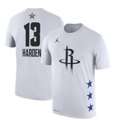Rockets 13 James Harden White 2019 NBA All Star Game Men's T Shirt Rockets 13 James Harden White 2019 NBA All Star Game Men's T Shirt