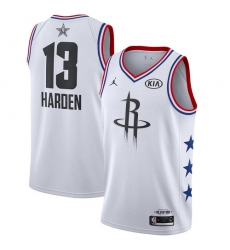 Rockets #13 James Harden White Basketball Jordan Swingman 2019 All Star Game Jersey Rockets #13 James Harden White Basketball Jordan Swingman 2019 All Star Game Jersey