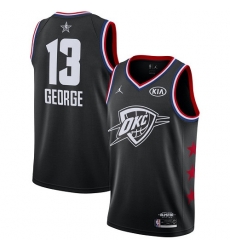 Thunder #13 Paul George Black Basketball Jordan Swingman 2019 All Star Game Jersey Thunder #13 Paul George Black Basketball Jordan Swingman 2019 All Star Game Jersey