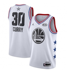 Warriors #30 Stephen Curry White Basketball Jordan Swingman 2019 All Star Game Jersey Warriors #30 Stephen Curry White Basketball Jordan Swingman 2019 All Star Game Jersey