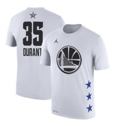 Warriors 35 Kevin Durant White 2019 NBA All Star Game Men's T Shirt Warriors 35 Kevin Durant White 2019 NBA All Star Game Men's T Shirt