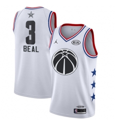 Wizards #3 Bradley Beal White Basketball Jordan Swingman 2019 All Star Game Jersey Wizards #3 Bradley Beal White Basketball Jordan Swingman 2019 All Star Game Jersey