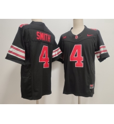 Men Ohio State Buckeyes #4 Jeremiah Smith Black 2026 F U S E Stitched NCAA Jersey Men Ohio State Buckeyes #4 Jeremiah Smith Black 2026 F U S E Stitched NCAA Jersey