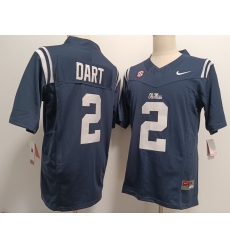 Ole Miss Rebels #2 Jaxson Dart Navy F U S E Jersey Ole Miss Rebels #2 Jaxson Dart Navy F U S E Jersey