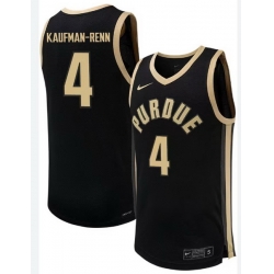 Purdue #4 Trey Kauffman Ren Black NCAA Basketball Jersey