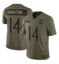 Men Baltimore Ravens 14 Kyle Hamilton Olive 2025 F U S E Salute to Service Limited Football Jersey Men Baltimore Ravens 14 Kyle Hamilton Olive 2025 F U S E Salute to Service Limited Football Jersey