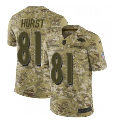 Youth Nike Baltimore Ravens 81 Hayden Hurst Limited Camo 2018 Salute to Service NFL Jersey Youth Nike Baltimore Ravens 81 Hayden Hurst Limited Camo 2018 Salute to Service NFL Jersey