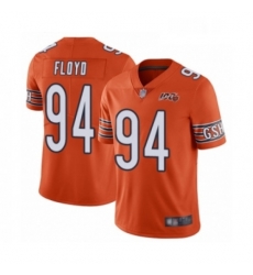 Mens Chicago Bears 94 Leonard Floyd Orange Alternate 100th Season Limited Football Jersey Mens Chicago Bears 94 Leonard Floyd Orange Alternate 100th Season Limited Football Jersey