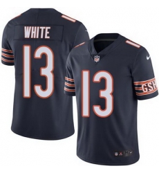 Nike Bears #13 Kevin White Navy Blue Mens Stitched NFL Limited Rush Jersey Nike Bears #13 Kevin White Navy Blue Mens Stitched NFL Limited Rush Jersey