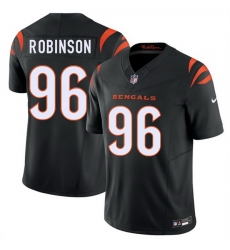 Men Cincinnati Bengals  96 Landon Robinson Black 2026 Draft F U S E  Vapor Untouchable Limited Stitched Football Jersey