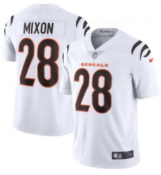 Men Nike Cincinnati Bengals 28 Joe Mixon White Vapor Limited Jersey Men Nike Cincinnati Bengals 28 Joe Mixon White Vapor Limited Jersey