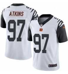 Mens Nike Cincinnati Bengals 97 Geno Atkins Limited White Rush Vapor Untouchable NFL Jersey Mens Nike Cincinnati Bengals 97 Geno Atkins Limited White Rush Vapor Untouchable NFL Jersey