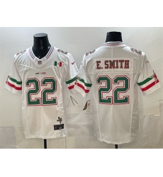 Men Dallas Cowboys 22 Emmitt Smith 2024 Mexico White F U S E Stitched Football Jersey Men Dallas Cowboys 22 Emmitt Smith 2024 Mexico White F U S E Stitched Football Jersey
