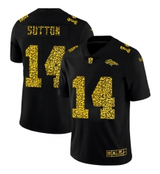 Denver Broncos 14 Courtland Sutton Men Nike Leopard Print Fashion Vapor Limited NFL Jersey Black Denver Broncos 14 Courtland Sutton Men Nike Leopard Print Fashion Vapor Limited NFL Jersey Black