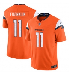 Men Denver Broncos 11 Troy Franklin Orange 2025 F U S E Vapor Limited Stitched Football Jersey Men Denver Broncos 11 Troy Franklin Orange 2025 F U S E Vapor Limited Stitched Football Jersey