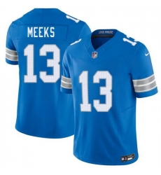 Men Detroit Lions 13 Jackson Meeks Blue 2026 F U S E Vapor Limited Stitched Jersey Men Detroit Lions 13 Jackson Meeks Blue 2026 F U S E Vapor Limited Stitched Jersey