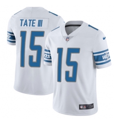 Nike Lions #15 Golden Tate III White Mens Stitched NFL Vapor Untouchable Limited Jersey Nike Lions #15 Golden Tate III White Mens Stitched NFL Vapor Untouchable Limited Jersey