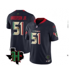 Men Houston Texans 51 Will Anderson Jr  F U S E  Mexican Vapor Limited Stitched Football Jersey