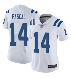 Women Zach Pascal Limited Road Jersey 14 Football Indianapolis Colts White Vapo Women Zach Pascal Limited Road Jersey 14 Football Indianapolis Colts White Vapo