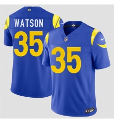 Men Los Angeles Rams  44 Grant Stuard Royal 2026 F U S E  Vapor Limited Stitched Football Jersey