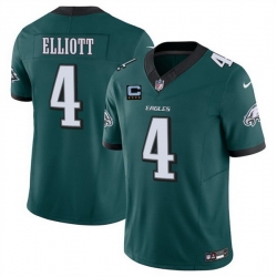 Men Philadelphia Eagles 4 Jake Elliott Green 2025 F U S E  With 4 Star C Patch Vapor Untouchable Limited Stitched Football Jersey