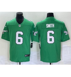 Men Philadelphia Eagles 6 DeVonta Smith Green Stitched Football Jersey Men Philadelphia Eagles 6 DeVonta Smith Green Stitched Football Jersey