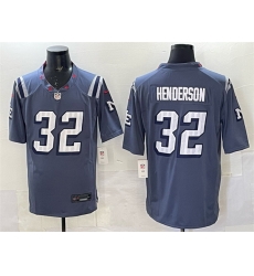 Men New England Patriots 32 TreVeyon Henderson 2025 u201CRivalries u201D Stitched Football Jersey Men New England Patriots 32 TreVeyon Henderson 2025 u201CRivalries u201D Stitched Football Jersey