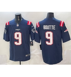Men New England Patriots 9 Kayshon Boutte Navy Vapor Limited Stitched Football Jersey Men New England Patriots 9 Kayshon Boutte Navy Vapor Limited Stitched Football Jersey