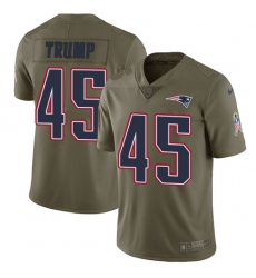 Nike Patriots #45 Donald Trump Olive Mens Stitched NFL Limited 2017 Salute To Service Jersey Nike Patriots #45 Donald Trump Olive Mens Stitched NFL Limited 2017 Salute To Service Jersey