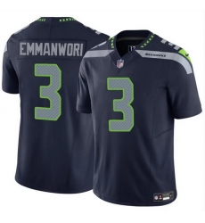 Men Seattle Seahawks 3 Nick Emmanwori Navy 2025 F U S E Vapor Untouchable Limited Stitched Football Jersey Men Seattle Seahawks 3 Nick Emmanwori Navy 2025 F U S E Vapor Untouchable Limited Stitched Football Jersey