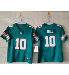Women Miami Dolphins 10 Tyreek Hill Aqua Alternate F U S E Vapor Untouchable Stitched Jersey Women Miami Dolphins 10 Tyreek Hill Aqua Alternate F U S E Vapor Untouchable Stitched Jersey