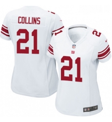 Womens Nike New York Giants 21 Landon Collins Game White NFL Jersey Womens Nike New York Giants 21 Landon Collins Game White NFL Jersey