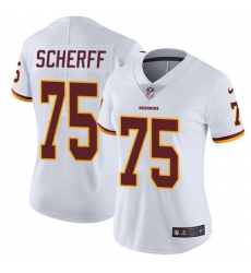 Nike Redskins #75 Brandon Scherff White Womens Stitched NFL Vapor Untouchable Limited Jersey Nike Redskins #75 Brandon Scherff White Womens Stitched NFL Vapor Untouchable Limited Jersey