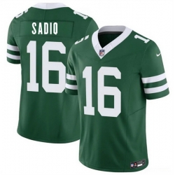Men New York Jets  16 Kenyon Sadiq Green 2026 Draft F U S E  Vapor Untouchable Limited Stitched Jersey