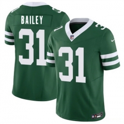 Men New York Jets  31 David Bailey Green 2026 Draft F U S E  Vapor Untouchable Limited Stitched Jersey