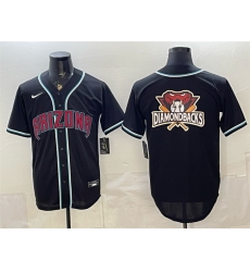 Men Arizona Diamondbacks Team Big Logo 2026 Fashion Replica Black Out Stitched Baseball Jersey Men Arizona Diamondbacks Team Big Logo 2026 Fashion Replica Black Out Stitched Baseball Jersey
