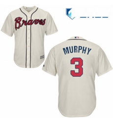 Youth Majestic Atlanta Braves 3 Dale Murphy Replica Cream Alternate 2 Cool Base MLB Jersey Youth Majestic Atlanta Braves 3 Dale Murphy Replica Cream Alternate 2 Cool Base MLB Jersey